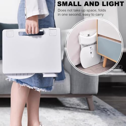 Soporte de proyector plegable para escritorio, blanco miniatura 3