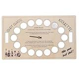 Aoaoy Premium-Kassenholz-Konsumspiel, robust und gebraucht, lustig und spannend, glatt, Party-Speise, Drehspiel für Barnächte mit Freunden inkl