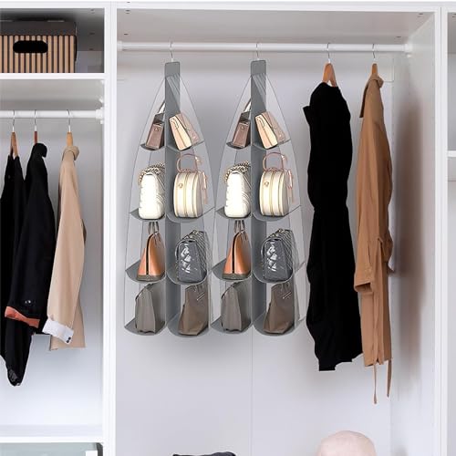 DYDHRER Porta Borse da Armadio, 2 Pezzi Organizer