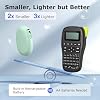 SUPVAN Label Maker E10 Green with 5 Rolls White Continuous Label