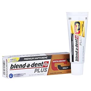 Blend-a-dent Plus Premium kleefcrème, onklopbare grip, 40 g