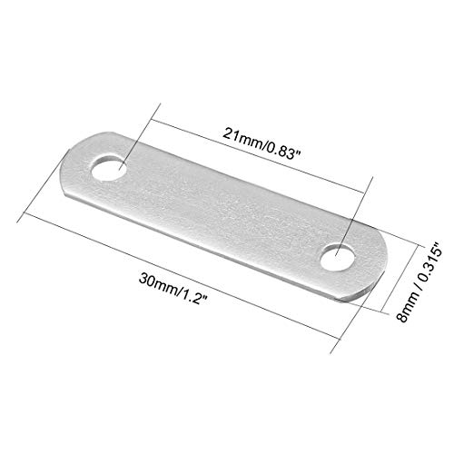 Sourcing map Piastrina riparazione 30mmx8mm