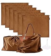 6 Pack Dust Bags for Handbags Silk Dust Cover Bag for Handbags Purses Shoes Boots, Silk Dustproof...