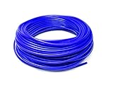 HPS HTSVH4-BLUEx100 Blue 100' Length High Temperature Silicone Vacuum Tubing Hose (60 psi Maxium Pressure, 5/32
