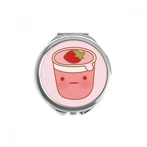 Miroir maquillage fraises de poche portable pour votre sac à main