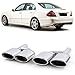 Produktbild Auspuff Sport Endrohre Edelstahl für Mercedes W204 W211 W164 W166 W221 R230