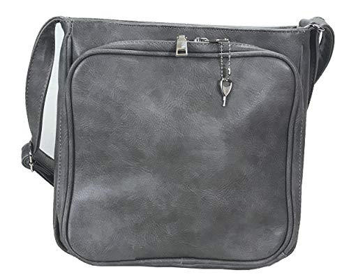 Triple Zipper Locking Concealed Carry Crossbody Bag - CCW Concealed Carry Purse2