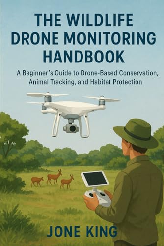 THE WILDLIFE DRONE MONITORING HANDBOOK: A Beginner’s Guide to Drone-Based Conservation, Animal Tracking, and Habitat Protection