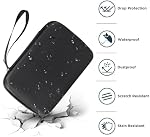 SUPVAN T50M Series Nylon Hard Protective Travel Case, Waterproof Shockproof Scratch Resistant Carrying Case for Label Maker and Tapes, External Hard Drive, Cord, Tape Measure, Screwdriver