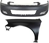 Garage-Pro Fender Kit For 2006-2013 Chevrolet Impala, Chevy Impala Car Accessories, Primed Front Bumper Cover, For LS Model Front, Driver Side