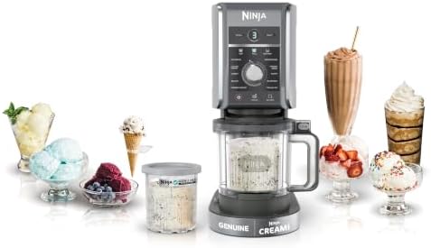 Ninja CREAMi XL Deluxe 11-in-1 Ice Cream & Frozen Treat Maker, NC...