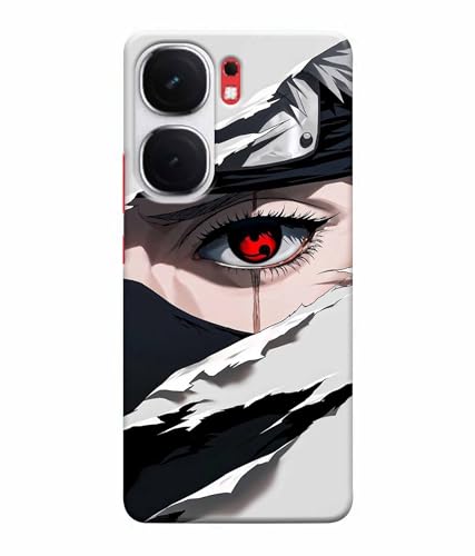 Image of Red Eyes Printed Hard Back Case Cover & Compatible for Vivo IQOO Neo 9 Pro 5G | I2304 (Multicolor) - D1811