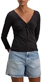Gauzy Whisper Novelty Top Velvet by Graham & Spencer Damen Sett Gauzy Whisper Novelty Top, Schwarz, X-Klein