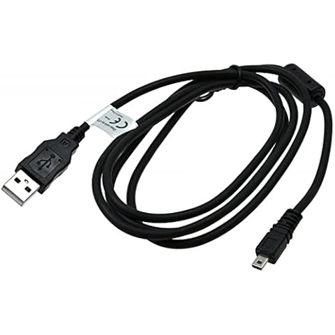 Powery Cable de datos USB para Casio Exilim EX-Z800 Cover