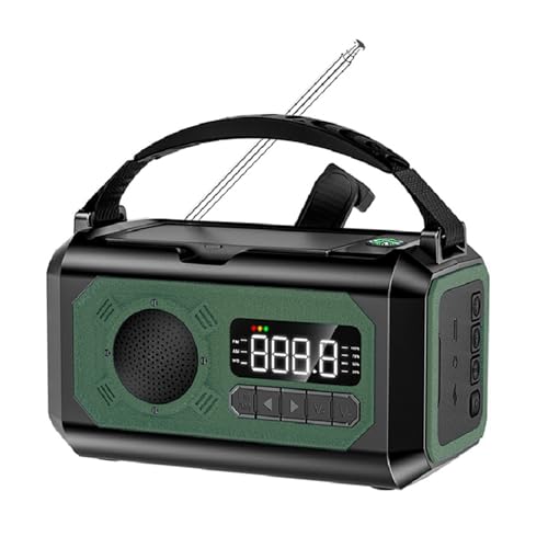 Radio météo d'urgence solaire 12000 mAh portable et lampe de lecture de camping