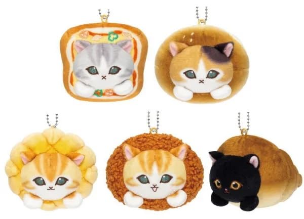Amazon.co.jp: mofu*sand パンにゃんぬいぐるみ[全5種セット Amazon.co.jp: mofu*sand パンにゃんぬいぐるみ[全5種セット
