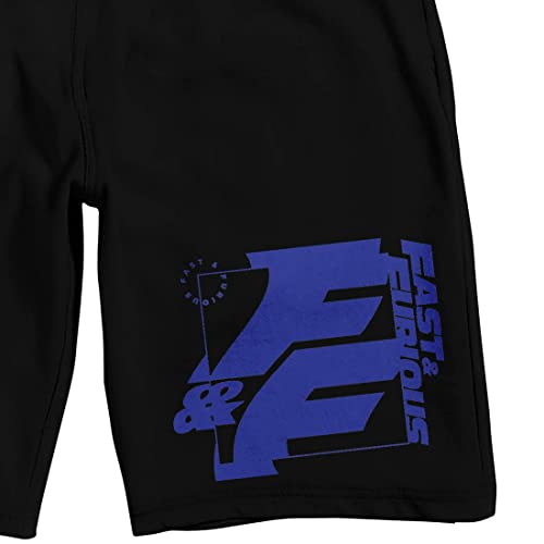 Bioworld Fast & Furious Logo Men's Black Sleep Pajama Shorts2