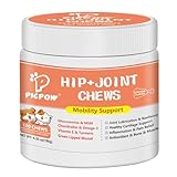 PICPOW Chewable Bone Health for Dogs & Cats Promotes Tissue Repair, Supports Bones& Muscles, Digestive, Skin, Coat and Improved Nutrient Absorption, 120 Soft Chews.
