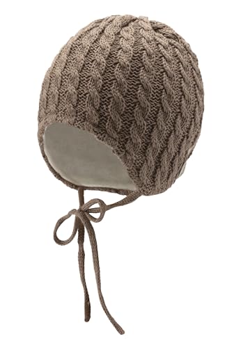 Sterntaler Strickmütze mit Zopfmuster - Unisex Babymütze...