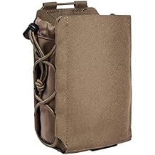 Tasmanian Tiger TT Multipurpose Side Pouch Modular Backpack Accessory Pocket, Side Pocket, Bottle Pocket with MOLLE System, Tripod Bag, Coyote Brown
