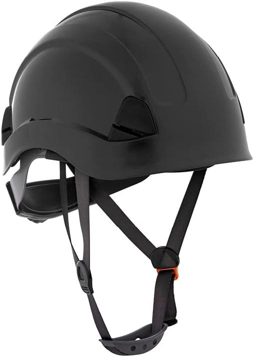 Jackson SafetyCH300 Climbing-Style Hard Hat - Non-Vented Construction Helmet with Chin Strap & Cup - ANSI Z89.1 & OSHA Compliant - (Multiple Colors)