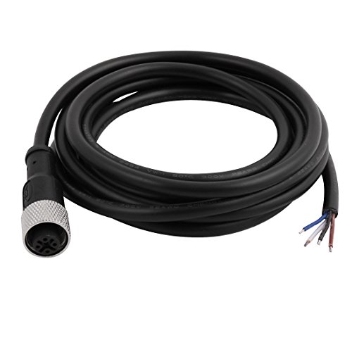 Conector eléctrico aviación macho Aexit M12 2 m miniatura 1