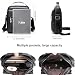 Imagen de Bolsos Bandolera para Hombre Bolso Bandolera de Viaje Bolsa de Mensajero Bandolera piel Honda Vintage Impermeable Pequeña Bolsa Adecuado para Ocio
