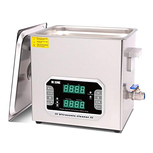 DK SONIC 10L Large Touch Ultrasonic Cleaner with Heater,Timer,Multiple Cleaning Mode for Carburetor,Automotive Parts,Gun Parts,Circuit Board,etc