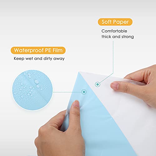 Triptips W-P TOILET SEAT COVERS 60PCS Toilet Seat Covers Disposable Travel Pack 60 Count|Faster Use-Sticker Free|Waterproof|Xl Disposable Toilet Seat Cover thumb #4