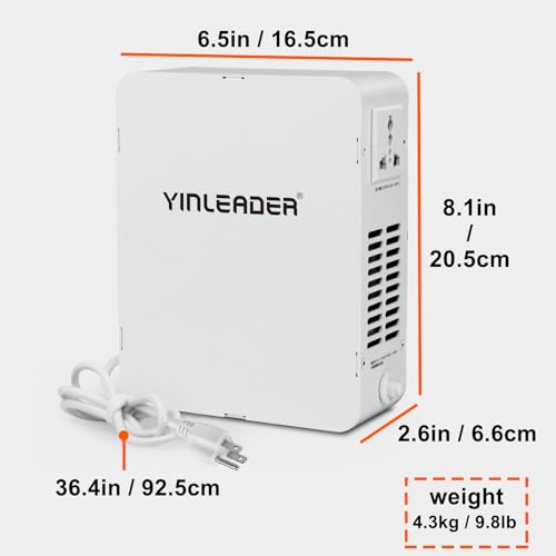 Convertisseur 110v 220v Yinleader transformateur 1000W tension basse solution