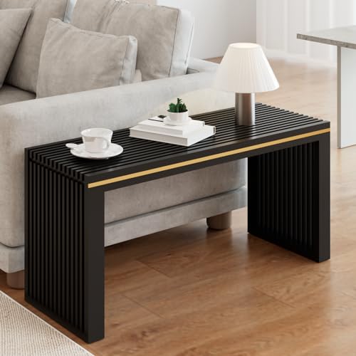Image of APRTAT Bamboo Dining Bench 35-Inch Indoor Wood Shoe Rack Bench for Entryway