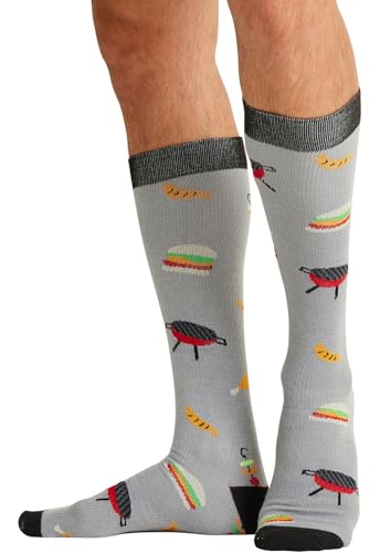 Image of Cherokee Compression Socks 10-15 mmHg Knee High 1 Pair Pack