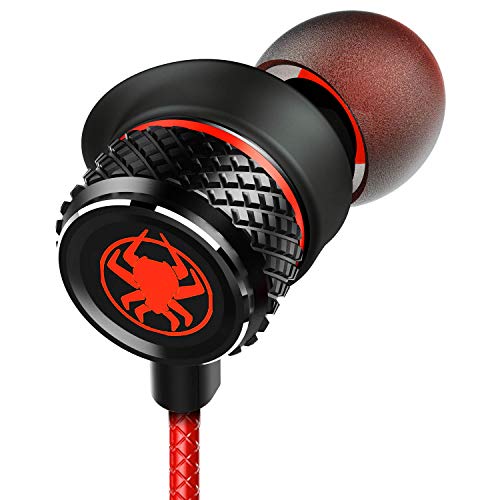 Image of G15 in Ear Wired Gaming Earphones with Mic, Noise Cancelling Gaming Earphone, Stereo Bass and HD Sound Quality Gaming Headphone, All Device Support (Red)