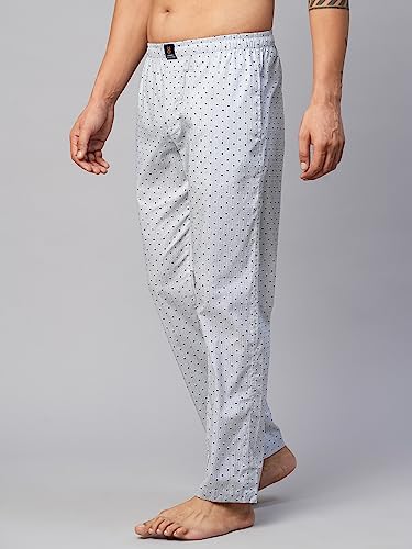 Image of Urban Scottish Men's Lounge Pants 100% Cotton Men's Lounge Night Pant Comfortable Leisure-Wear Lower with an Elastic Waist-Band and Regular Fit Track Pants, Machine Washable Stay at Home