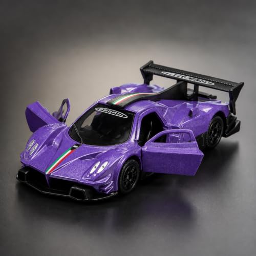 Image of Wizplex CCA Officially Licensed Pagani Zonda Revolucion 1:64 Scale Die Cast Metal Car - Collectible Alloy Track Hypercar with Openable Doors & Free-Rolling Wheels, Display Showpiece for Kids 3+