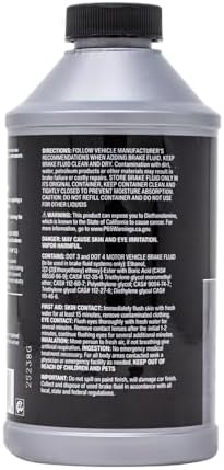 Valvoline DOT 3 & 4 Synthetic Brake Fluid with High Boiling Point, Corrosion Protection, Vapor Lock Resistance, Compatible with ABS, Disc and Drum Brake Systems, 12oz - 2