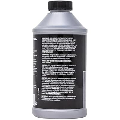 Valvoline DOT 3 & 4 Synthetic Brake Fluid with High Boiling Point, Corrosion Protection, Vapor Lock Resistance, Compatible with ABS, Disc and Drum Brake Systems, 12oz