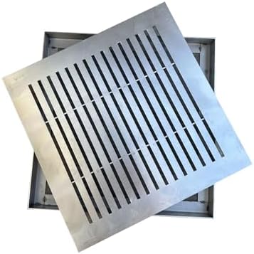 Outdoor Drain Grate - 304 Stainless Steel, Fast Drainage for Patios, Bathrooms, Streets, Heavy-Duty, Rust-Resistant, Easy Installation, Durable Water Management Solution