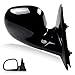 SCITOO Side Mirror Manual Foldable Black Side View Mirrors Fit 94-98 Chevy Blazer S10 94-98 GMC Jimmy S-15 Sonoma 96-98 Isuzu Hombre 96-98 Olds Bravada Passenger Side Car Mirror