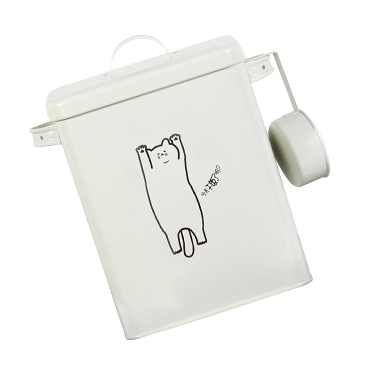 Yardwe Sealed Canister for Pet Food Dog Food Box Kitchen Storage Container Prevent Moisture