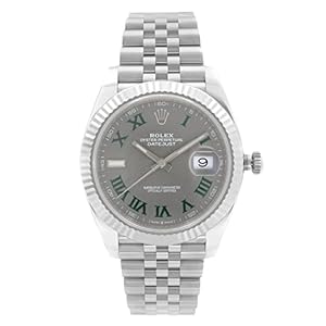 Rolex Datejust 41 Slate Dial Automatic Men’s Steel and White Gold Jubilee Watch 126334GYRO