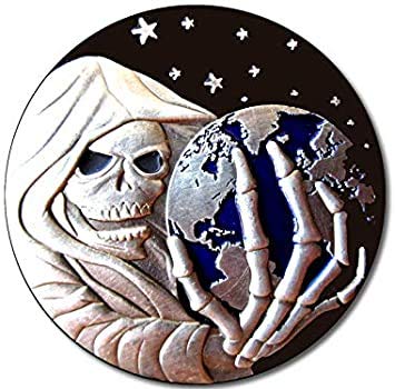 BRK StudioRound CIA SAD Grim Reaper Special Activities Division (Logo Insignia Agency) Bumper Sticker Vinyl Decal