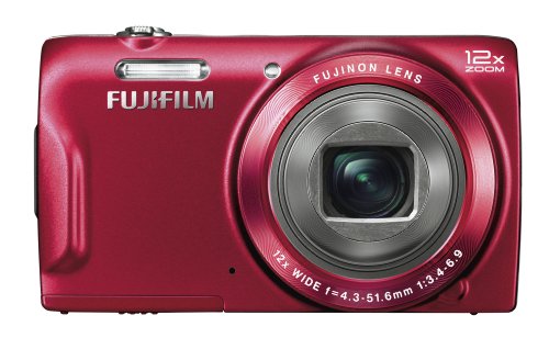 Amazon | FUJIFILM デジタルカメラ FinePix T500R 光学12倍 レッド F