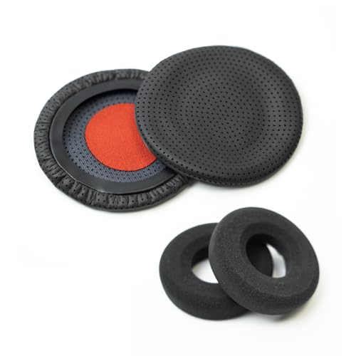 Cojines para audífonos Poly, reemplazo de almohadillas para Plantronics Blackwire 3320 3325 C310 C320 C3210 C3220 C3225, cubiertas para Jabra PRO 920 930 935 9450 9460 (2 piezas) miniatura 1