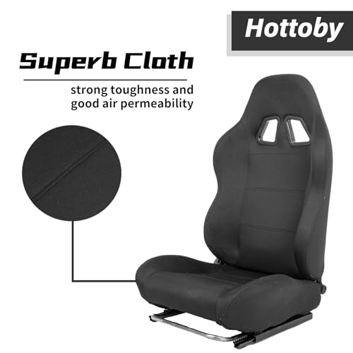 Hottoby HOSSS Race Car Seat With Adjustable Slide Adapt Racing Wheel Stand Fit thumb #3