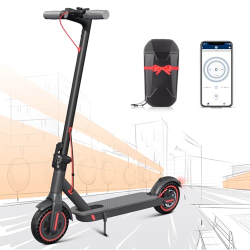 [2025 New Version]Monopattino Elettrico Adulto, Scooter Elettrico Pieghevole con Motore 350W e Batteria 36V 10.4Ah, 35Km di Autonomia, Velocità fino a 25KM/H, Pneumatici da 8.5'/ 10'