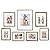 Camden Reed 7 Piece Gallery Wall Frame Set, (1) 12x16 Inch, (2) 8x10 Inch, and (4) 6x8 Inch, Bronze