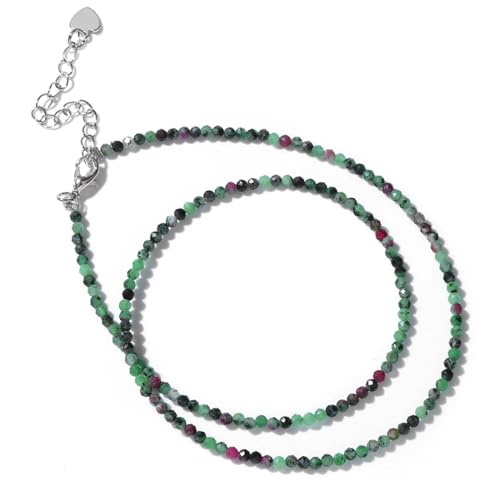 Collier de perles à facettes 2mm en améthyste naturelle pour sublimer votre tenue d'été