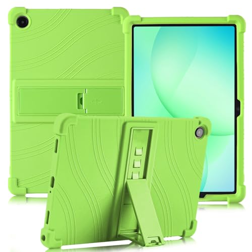 ATOOZ for Samsung Galaxy Tab A11 Plus/A9 Plus Case 11 Inch (SM-X236B/SM-X210/X216/X218),Soft Silicone Kids Case for Samsung A11+/A9+ Tablet 11 Inch 2025 2023 with Stands (Green) by ATOOZ - Used condition - US$9.00