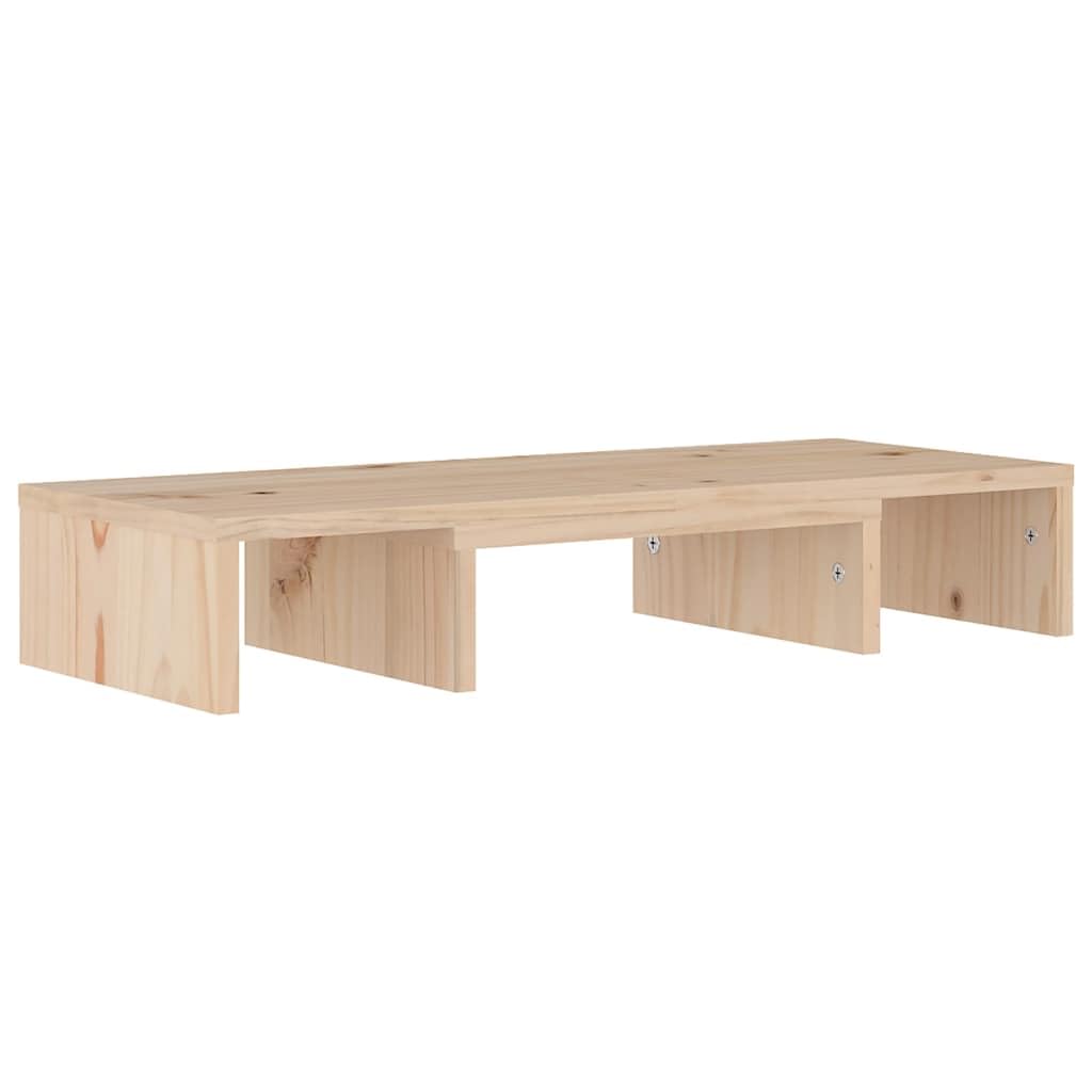 Support de moniteur 60 x 24 x 10,5 cm en pin massif